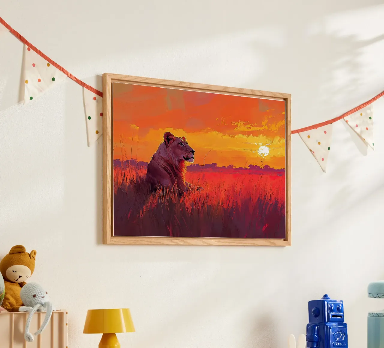 L'occhio del leone: lo sguardo della saggezza plexiglass da Nikis Art Studio