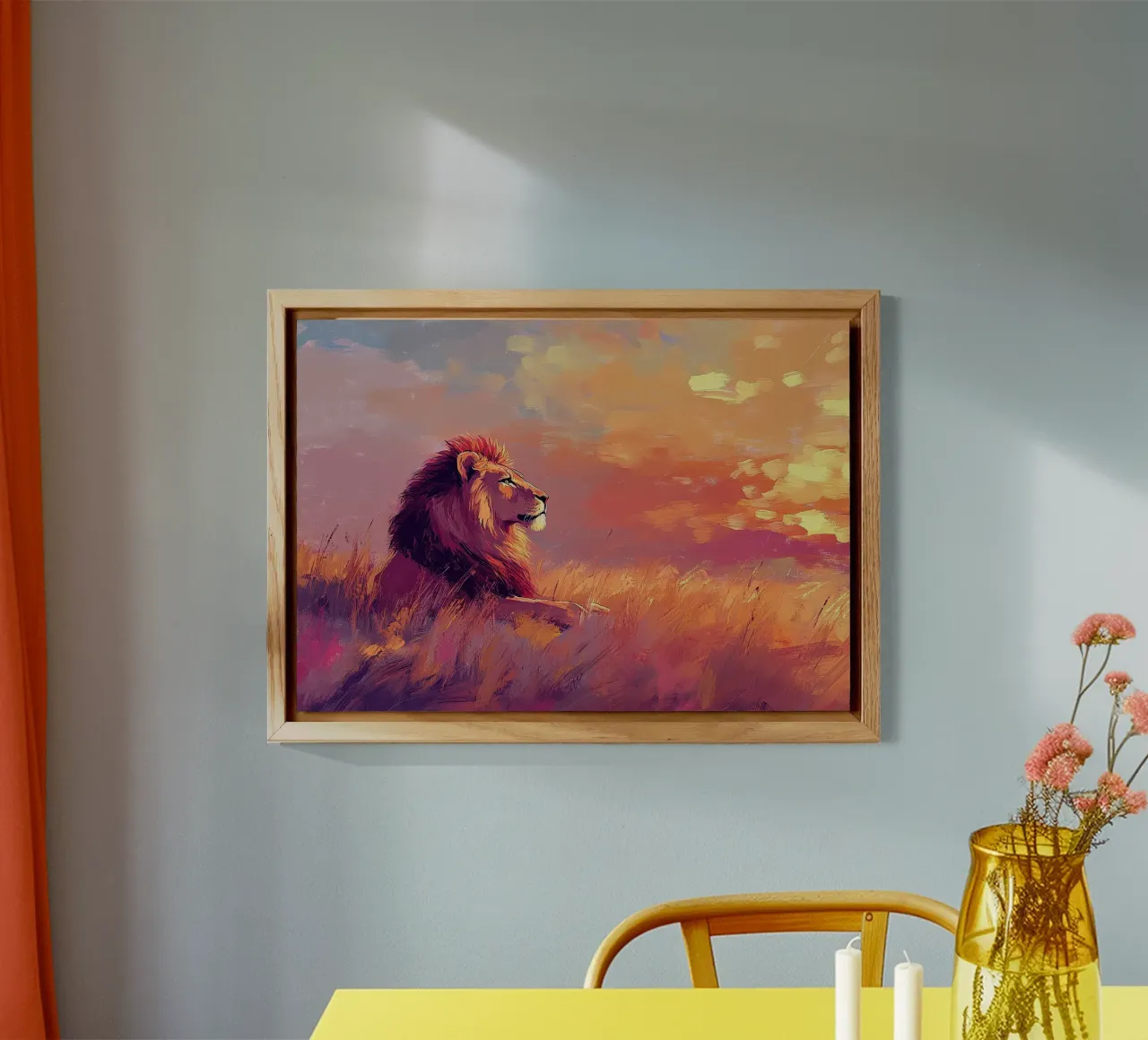 Leone pannello forex da Nikis Art Studio