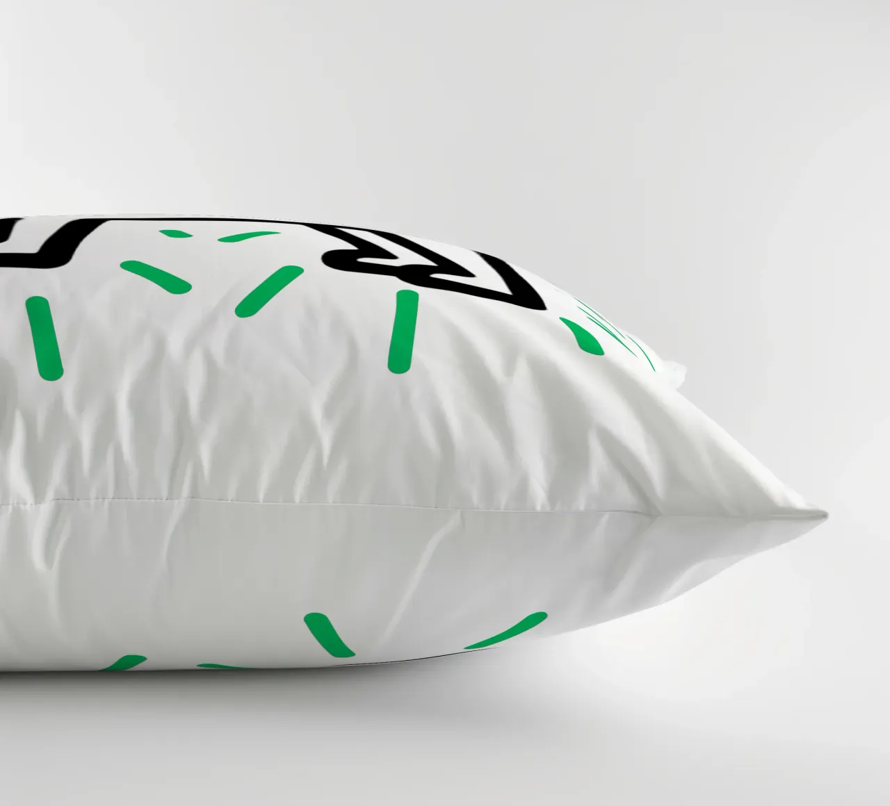 modern dog green 2 cuscino da Rezh creations