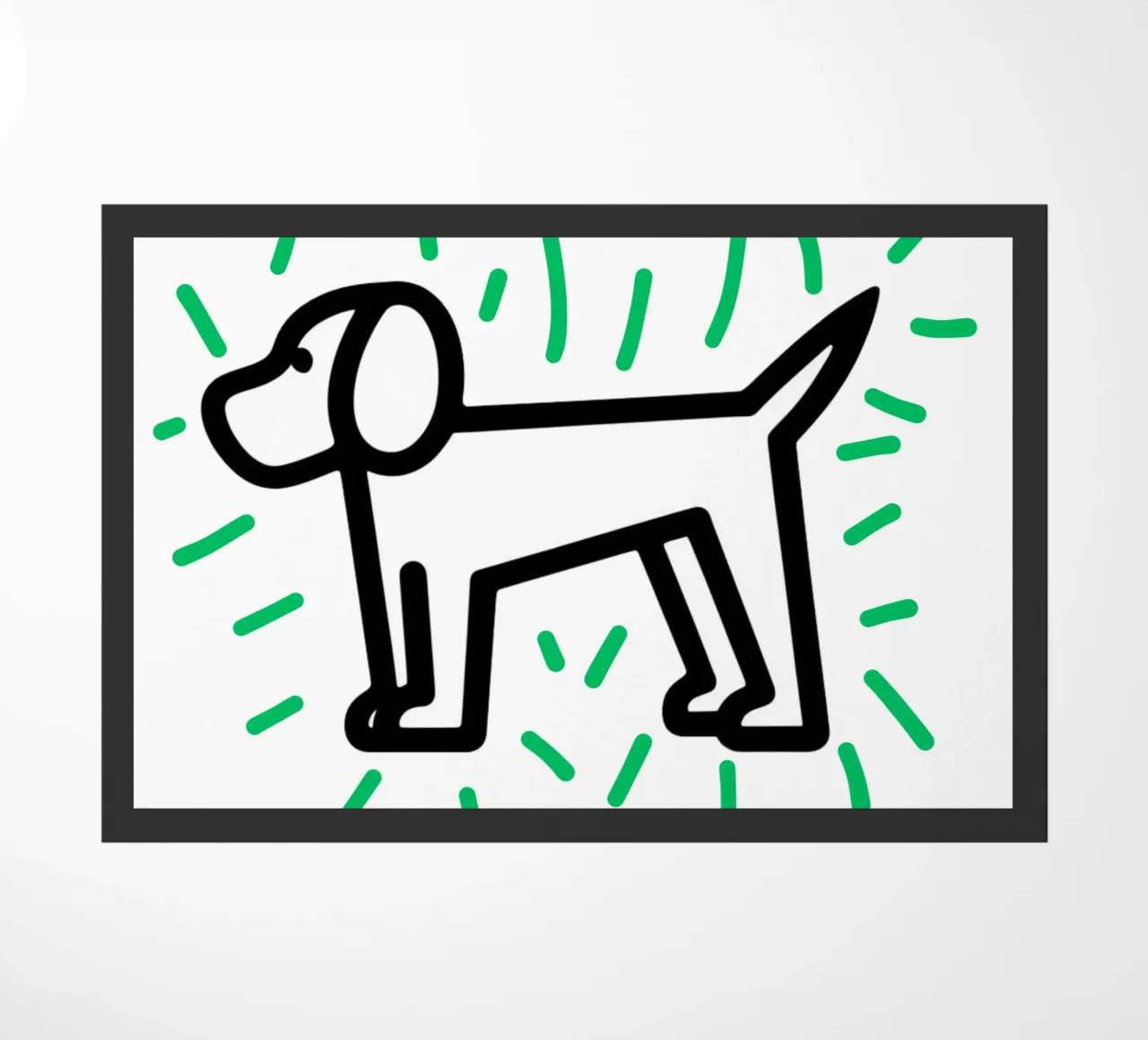 modern dog green 2 zerbino da Rezh creations