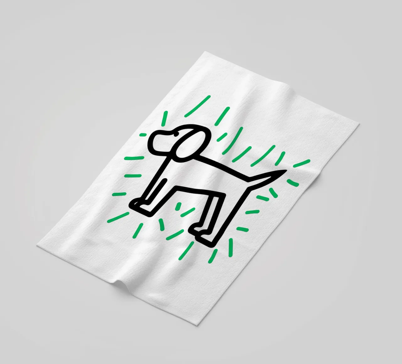 modern dog green 2 telo mare da Rezh creations