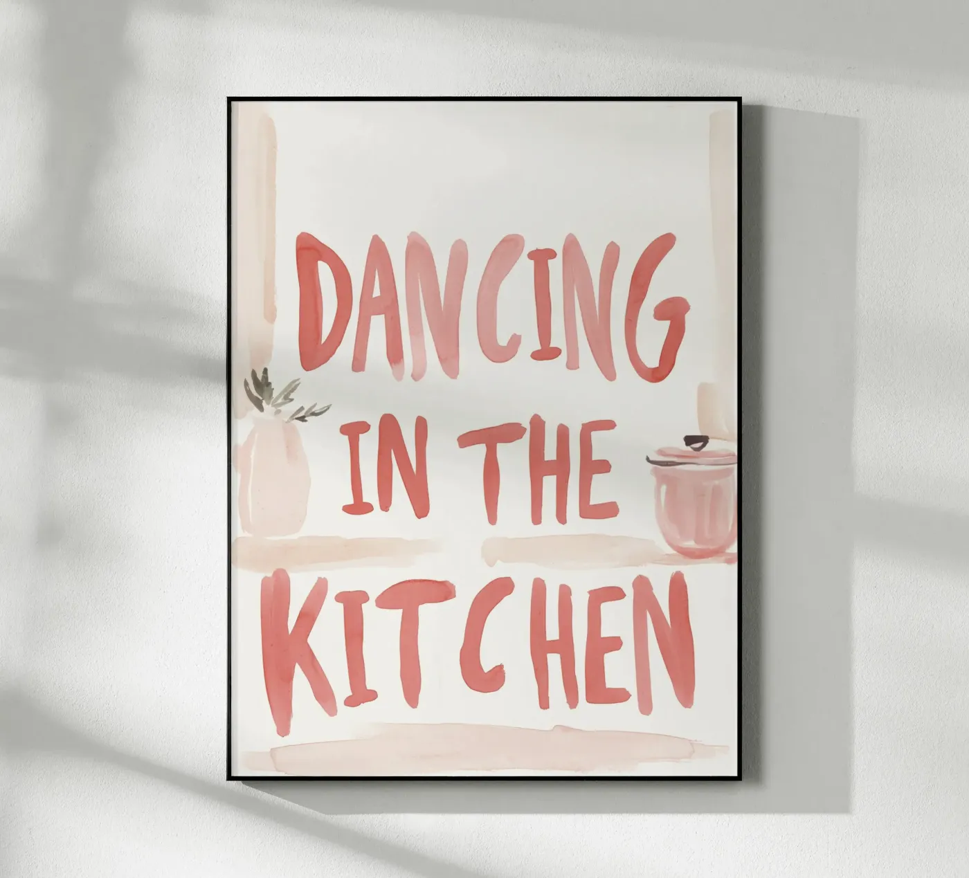 Dancing In The Kitchen Acryl-Glas von treechild