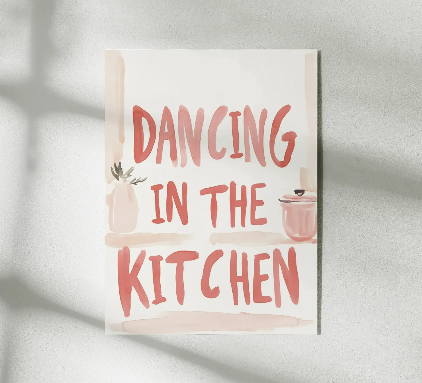 Dancing In The Kitchen Acryl-Glas von treechild