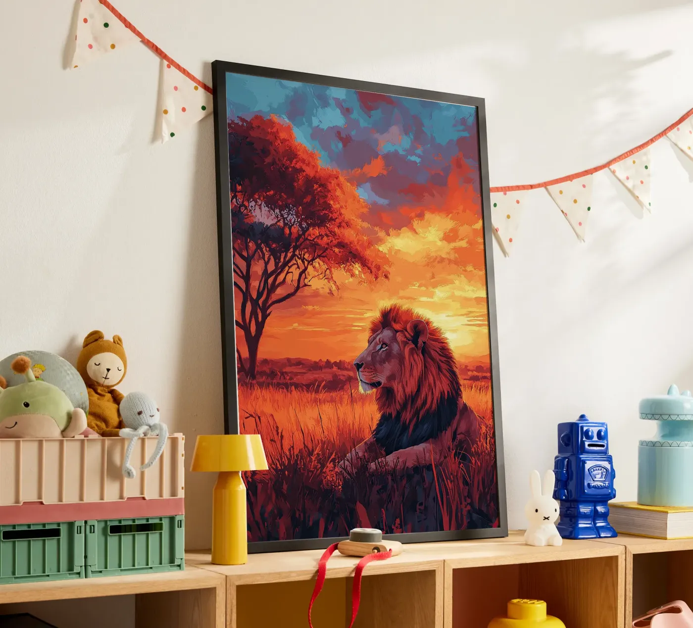Lion poster da Nikis Art Studio