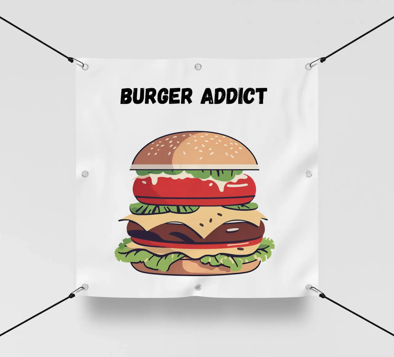 burger addict telo in pvc da Rezh creations