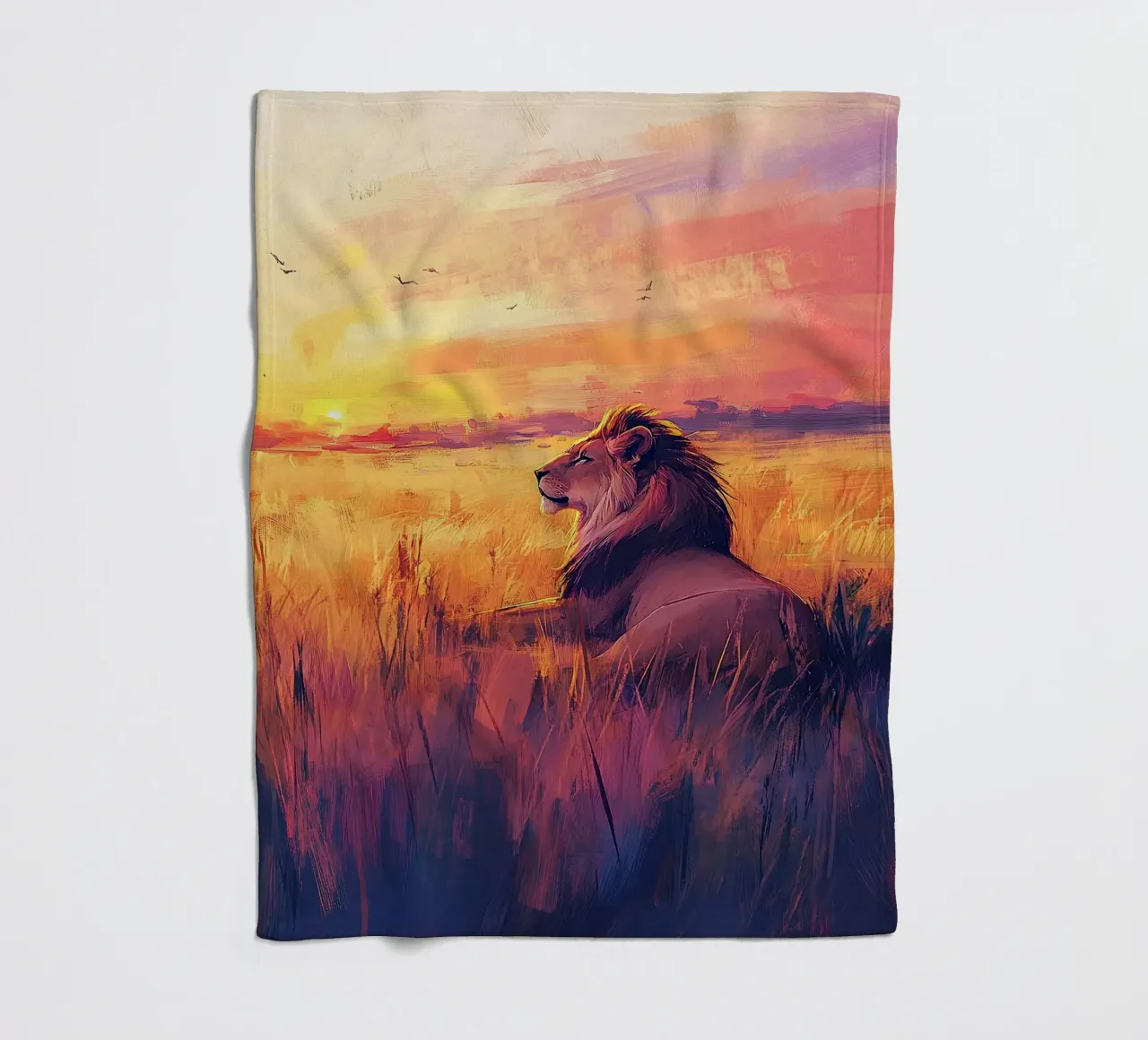 Nell'occhio del re: l'anima di un leone coperta in pile da Nikis Art Studio
