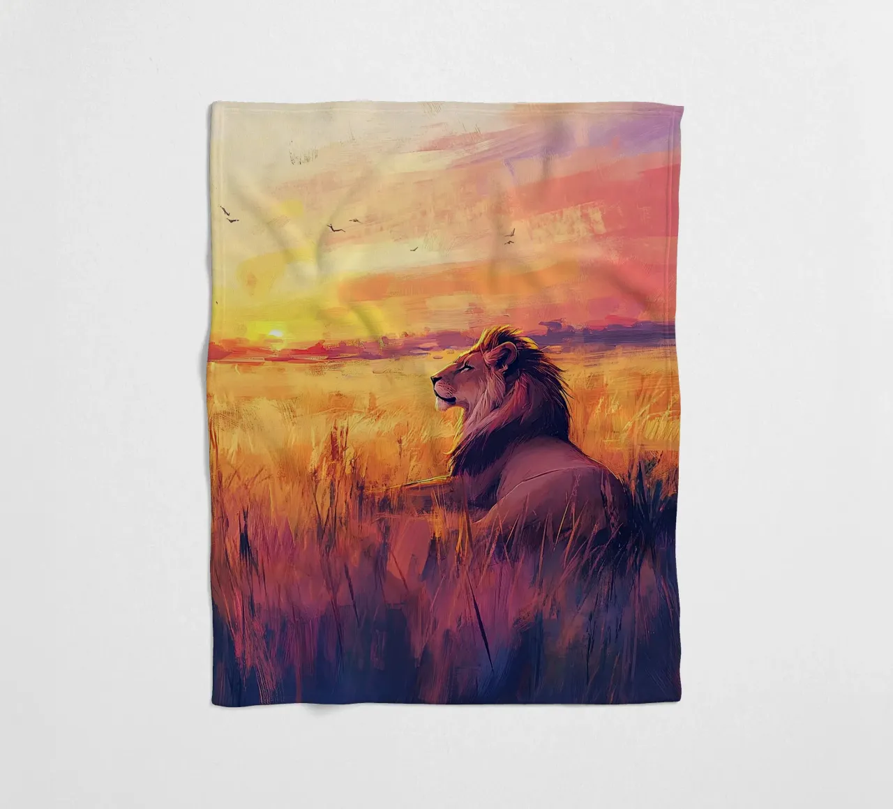Nell'occhio del re: l'anima di un leone coperta in pile da Nikis Art Studio