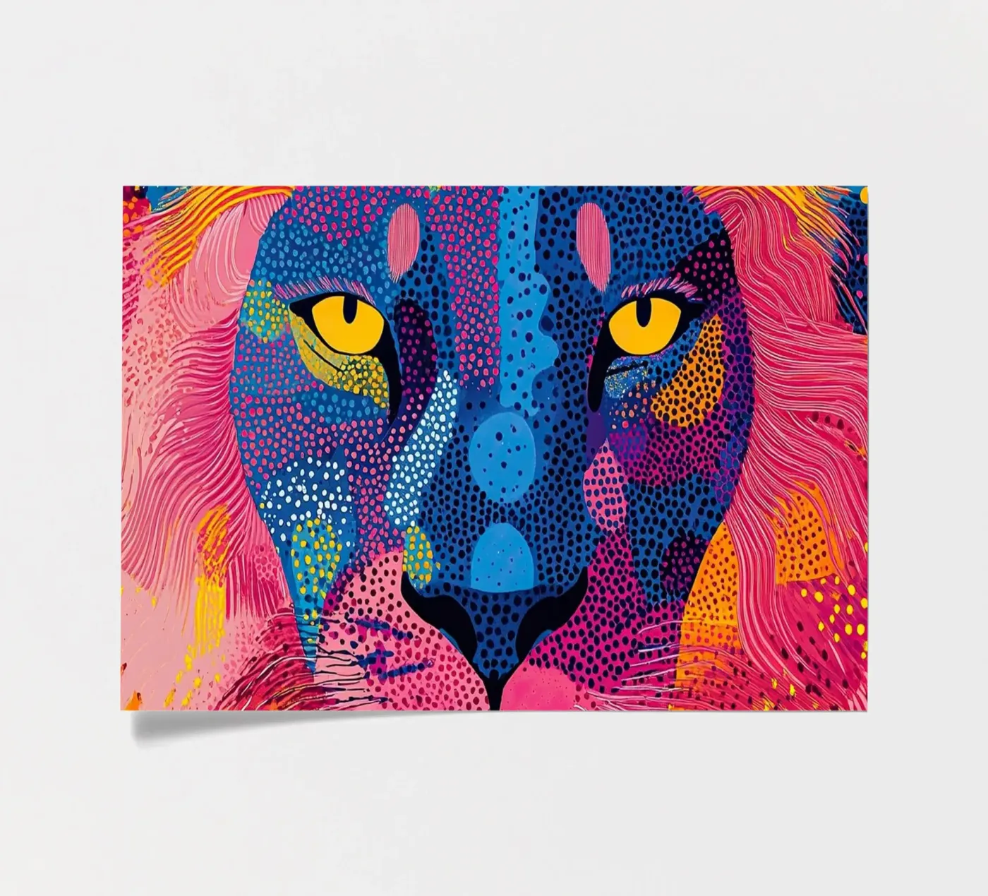 Lion sticker sheet by Nikis Art Studio