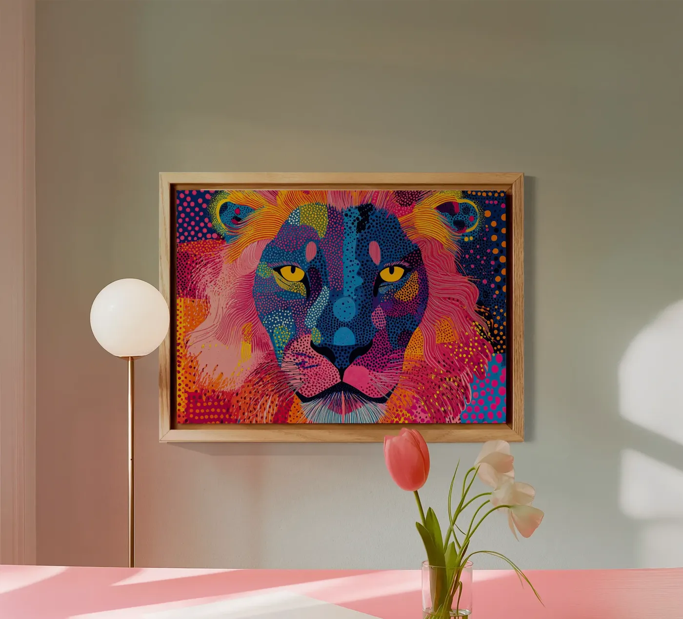 Leone pannello forex da Nikis Art Studio