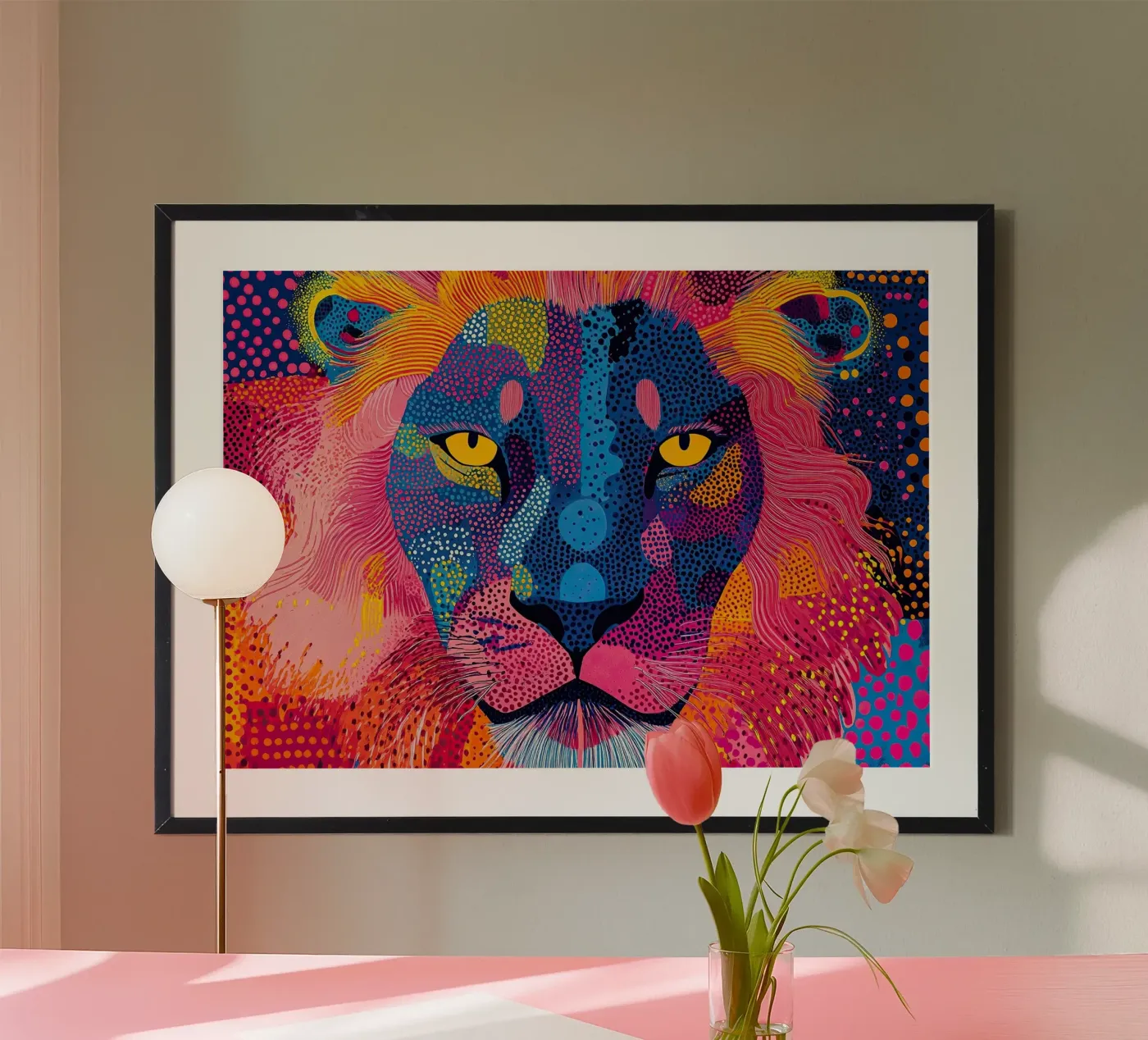 Lion poster da Nikis Art Studio