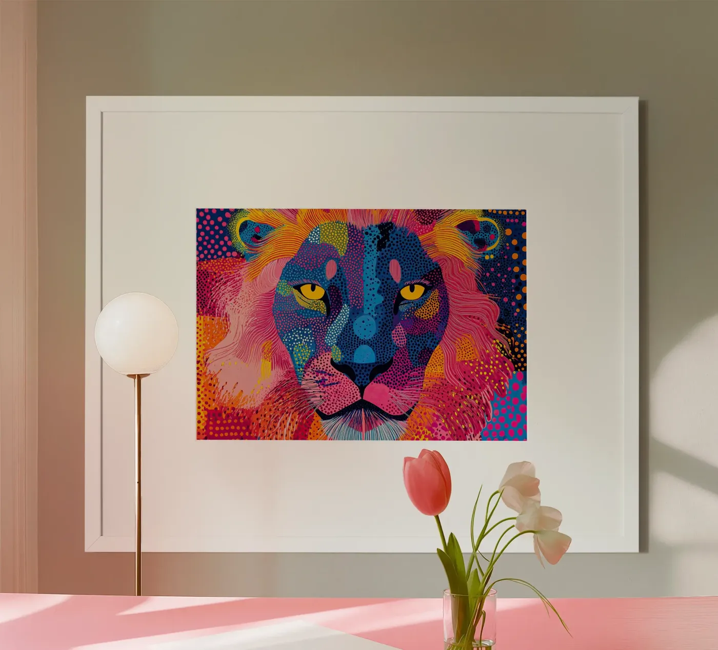 Lion poster da Nikis Art Studio