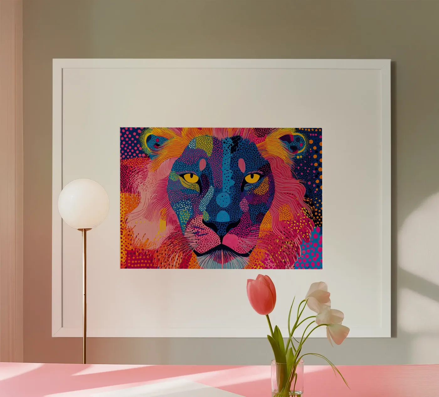 Lion poster de Nikis Art Studio