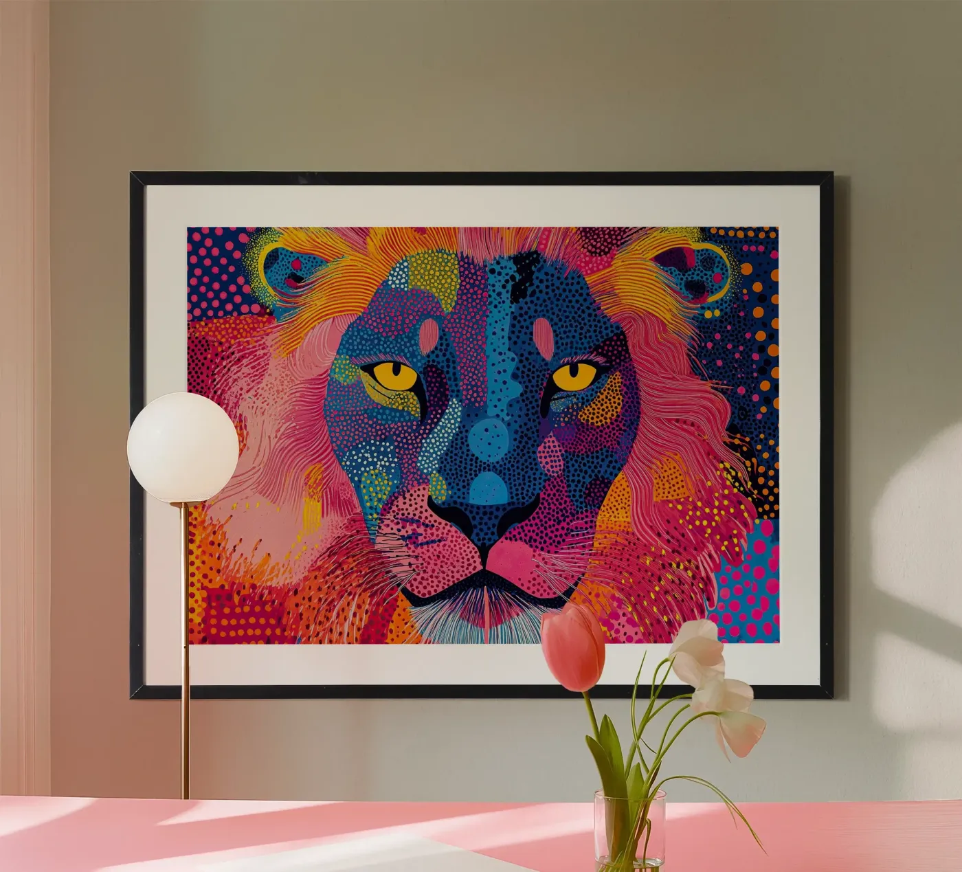 Lion poster de Nikis Art Studio
