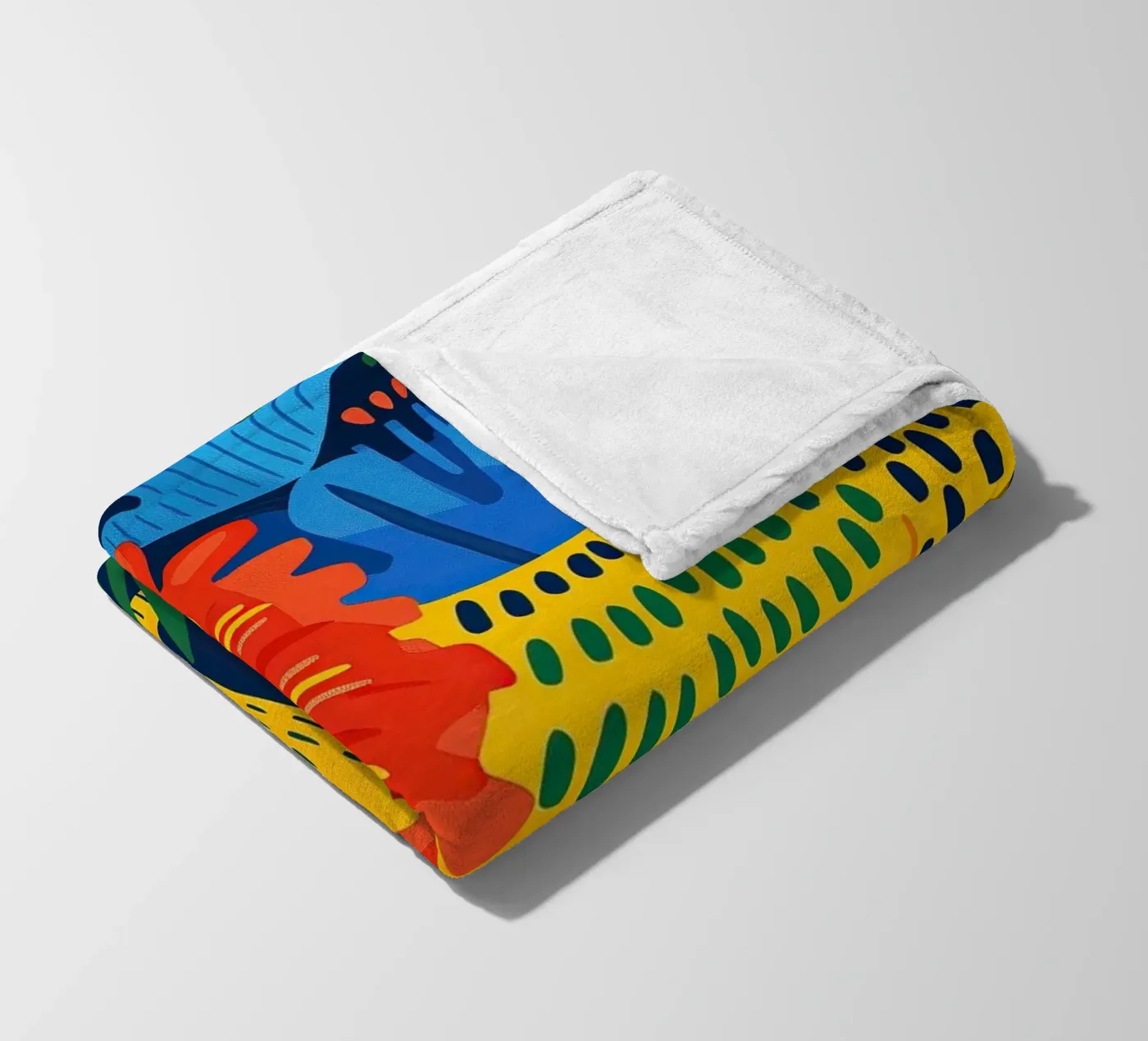 Löwe Fleecedecke von Nikis Art Studio