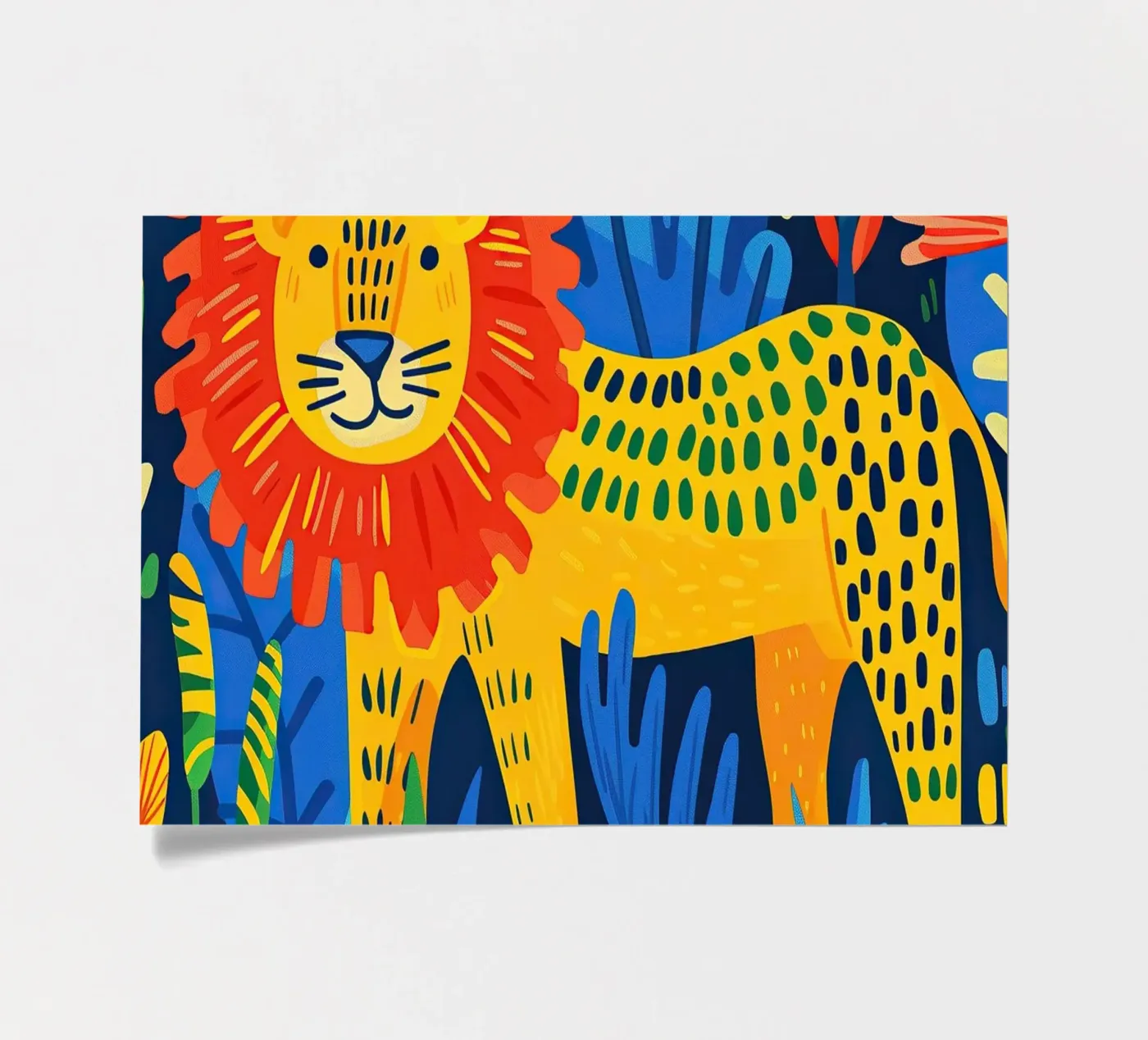 Lion sticker sheet by Nikis Art Studio
