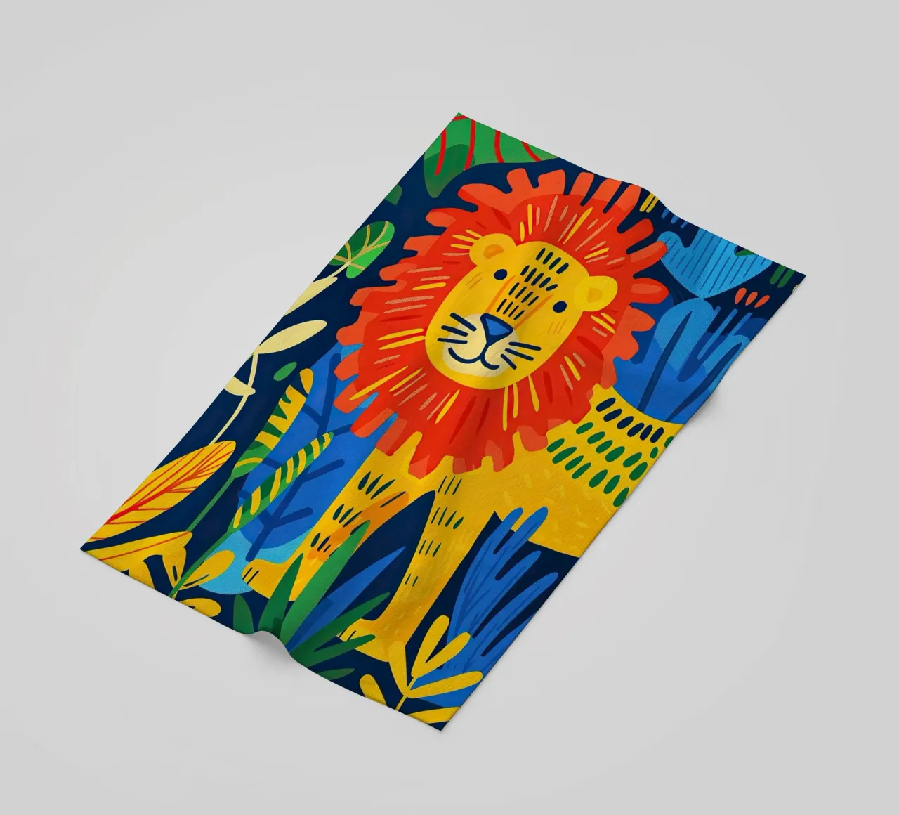 Leone telo mare da Nikis Art Studio