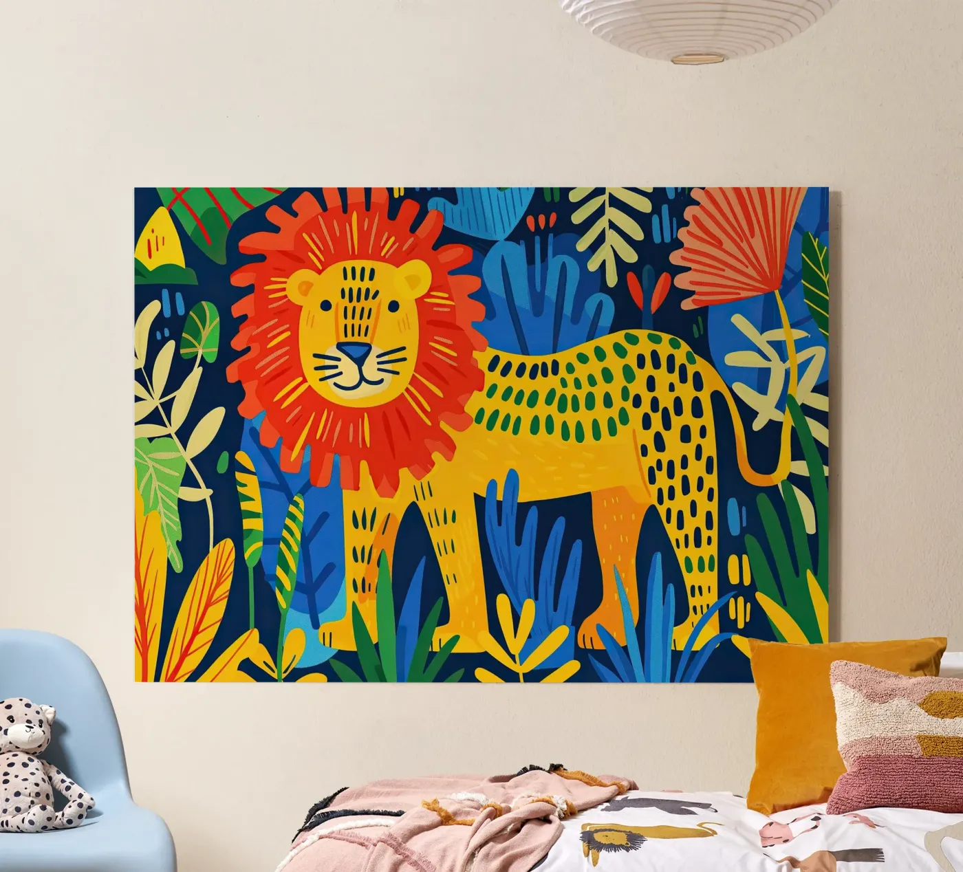 Lion plexiglas de Nikis Art Studio