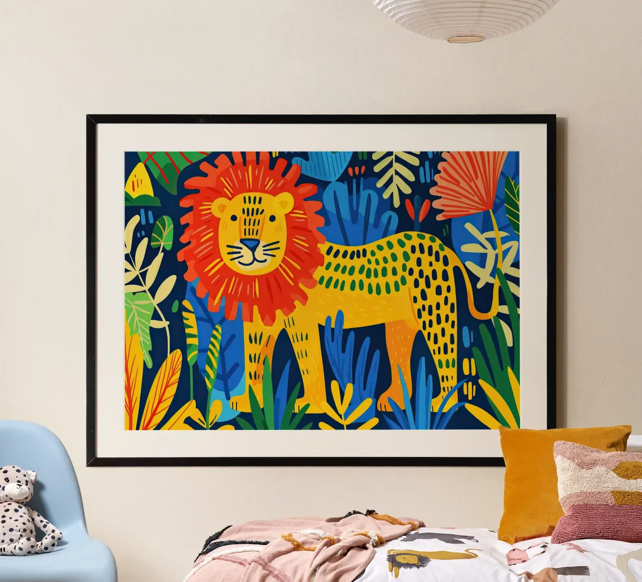 Leone poster da Nikis Art Studio