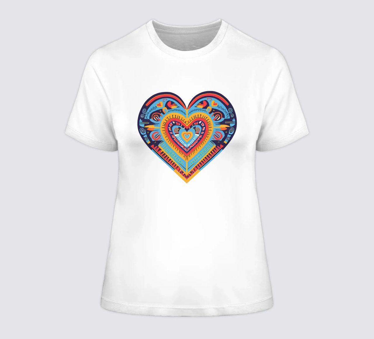 mijn hart 1 dames t-shirt getailleerd van Rezh creations