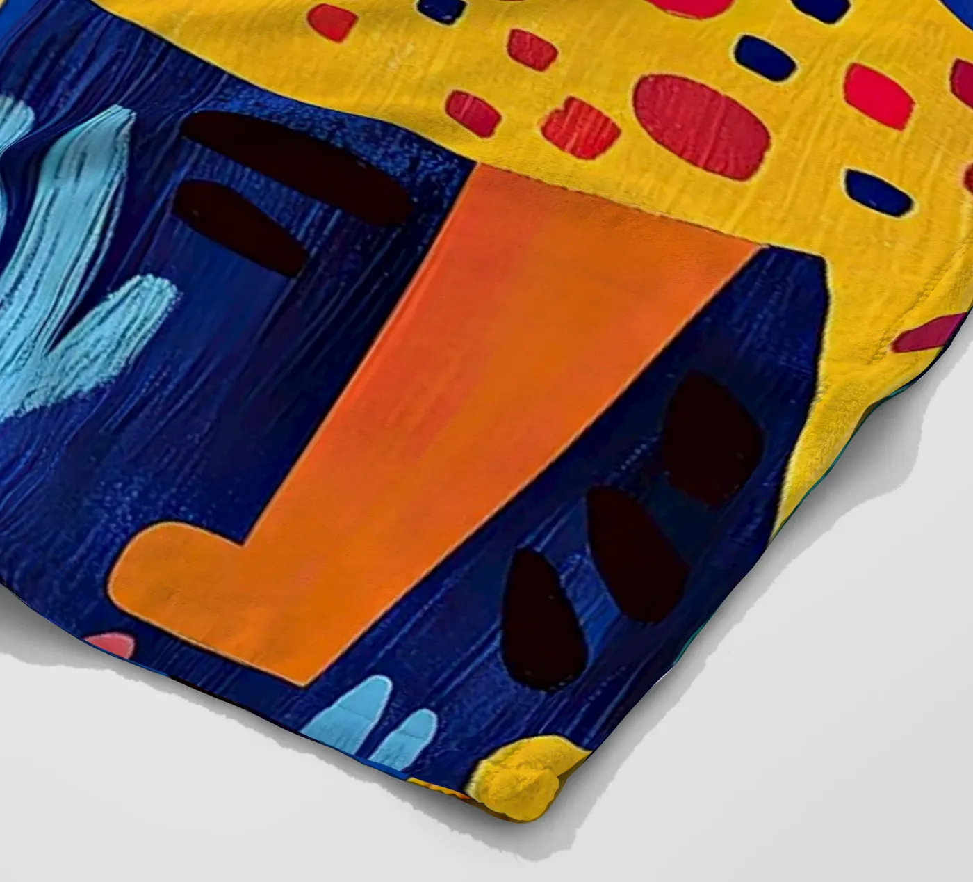 Leeuw fleecedeken van Nikis Art Studio