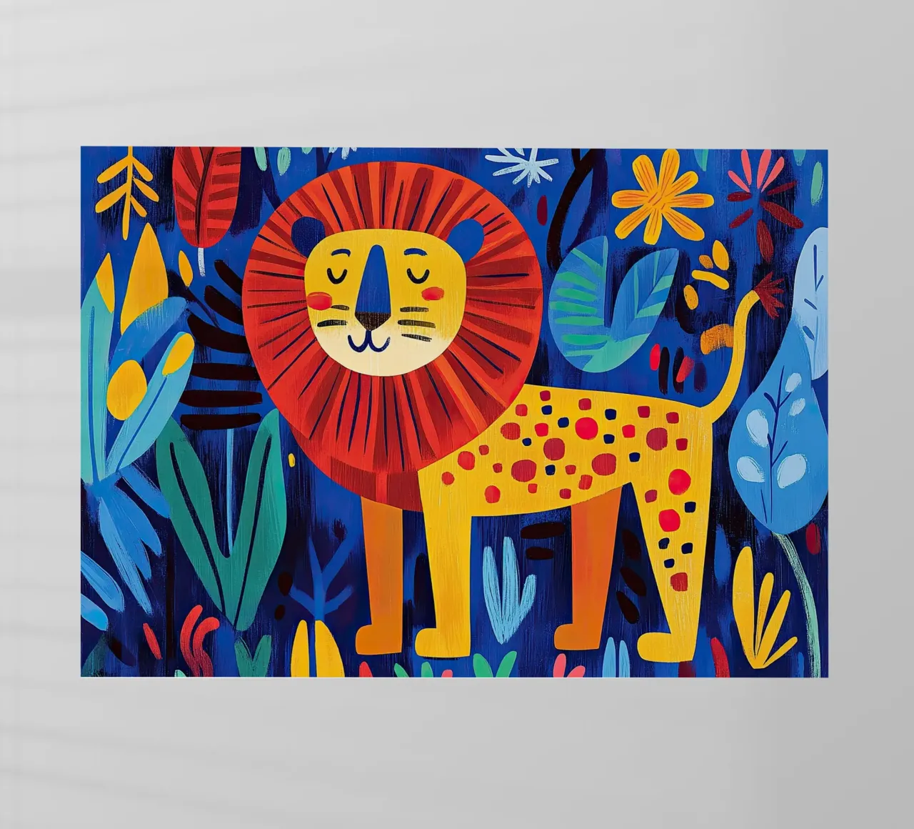 Leone pellicola backlit da Nikis Art Studio