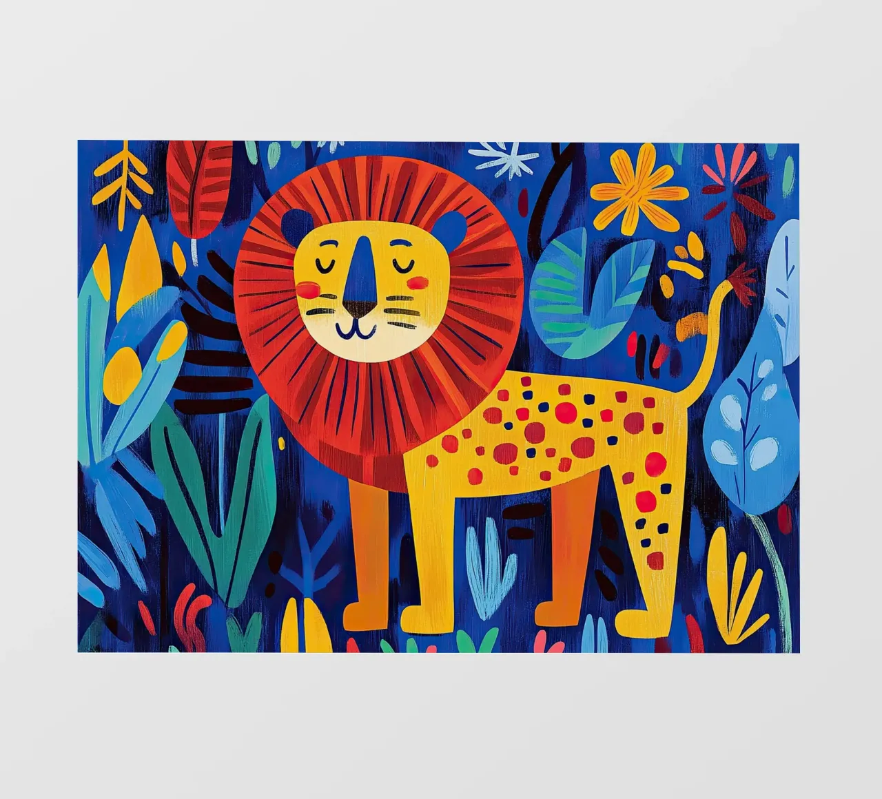 Leone pellicola backlit da Nikis Art Studio