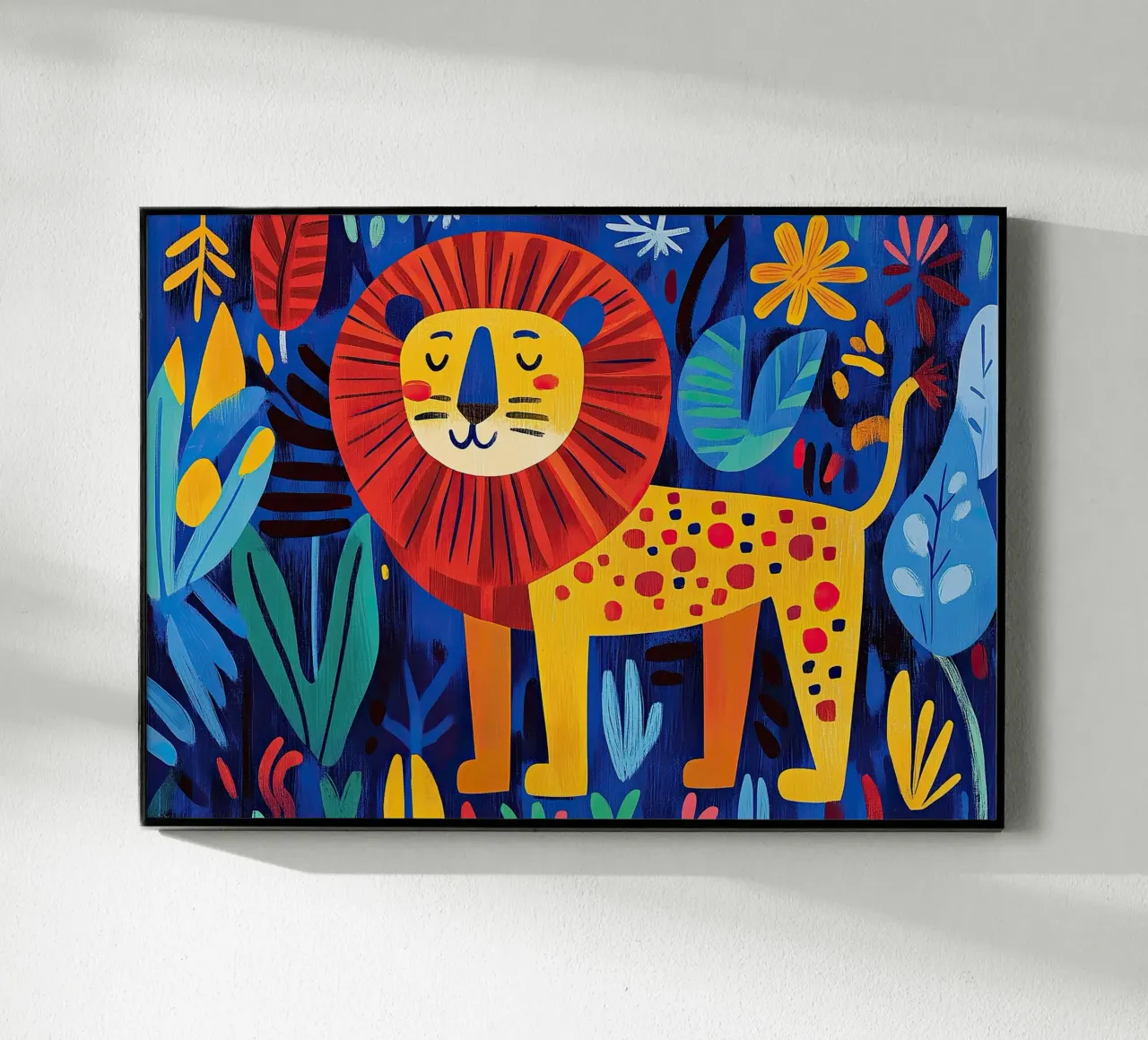 Lion acrylic glass by Nikis Art Studio