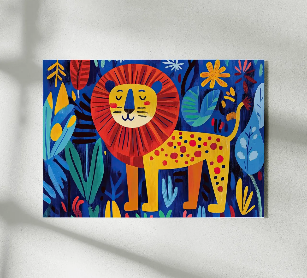 Lion acrylic glass by Nikis Art Studio
