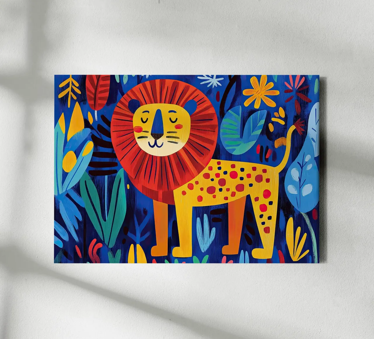 Leone tela da Nikis Art Studio