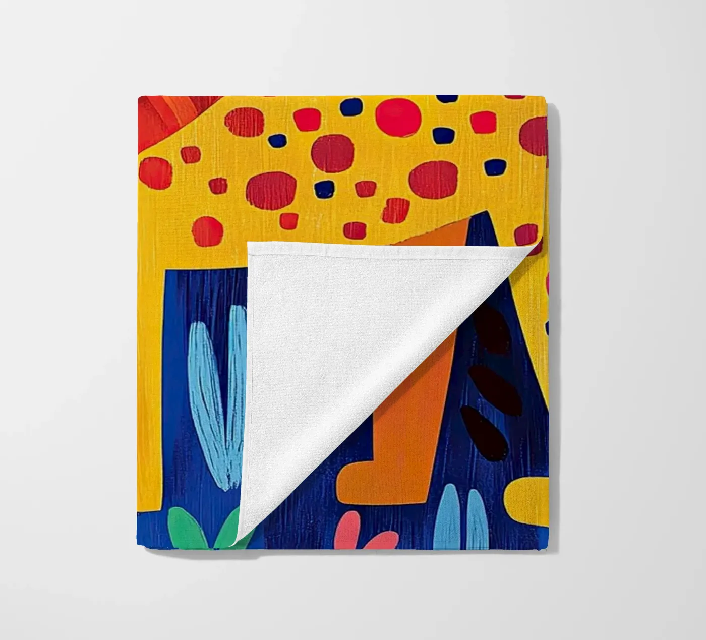 Lion beach towel by Nikis Art Studio