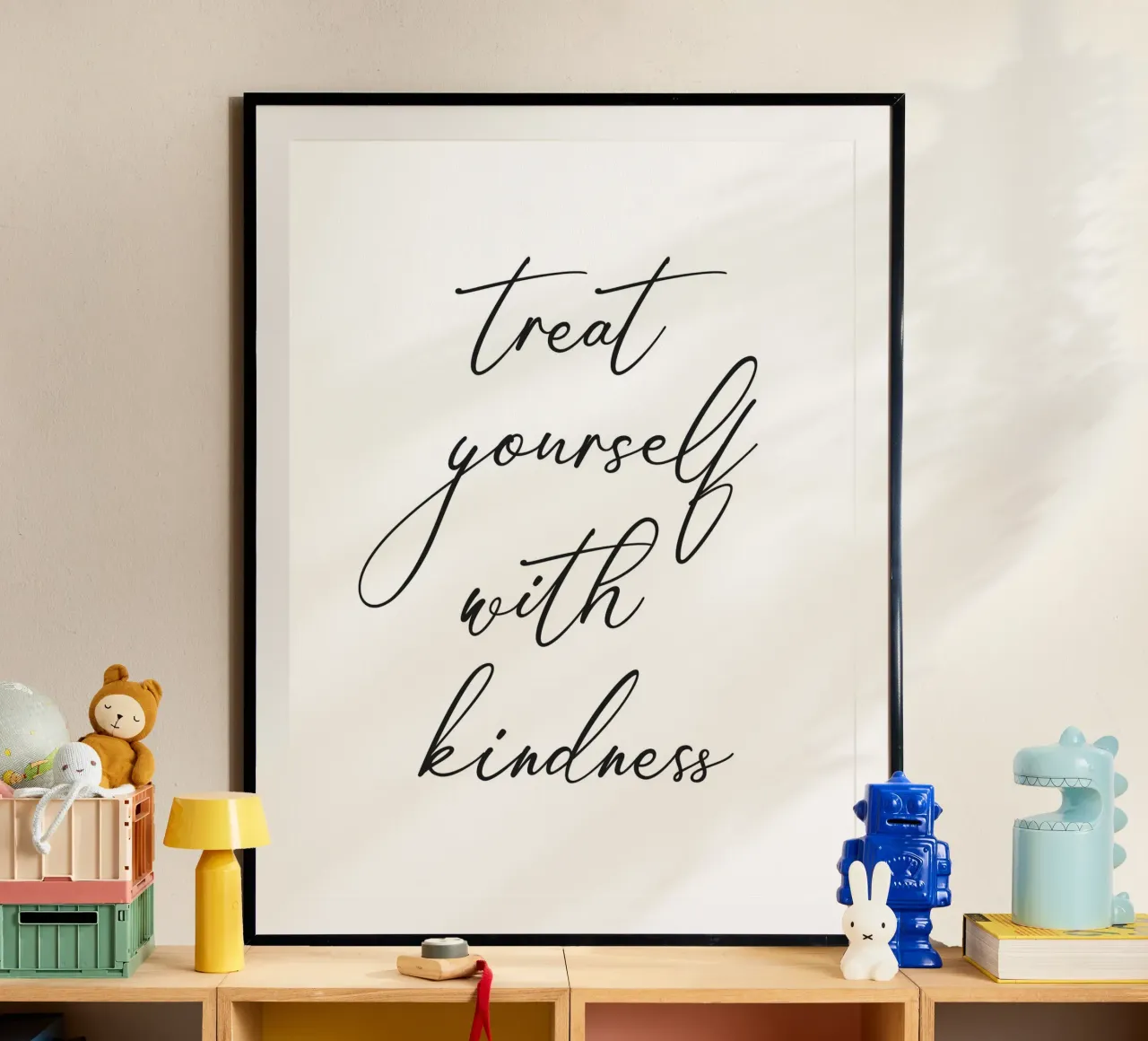 Citation : Traitez-vous avec gentillesse poster de Paigaam Studio