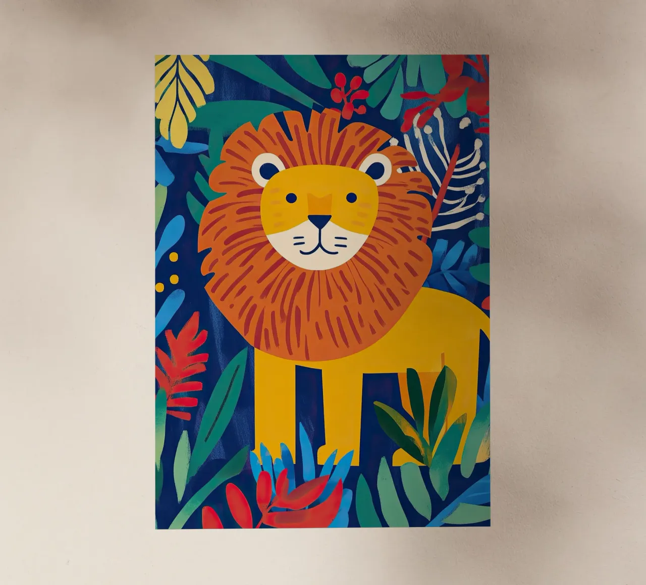 Leone pellicola backlit da Nikis Art Studio