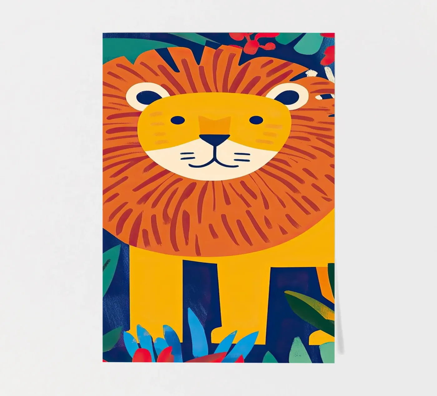 Lion sticker sheet by Nikis Art Studio