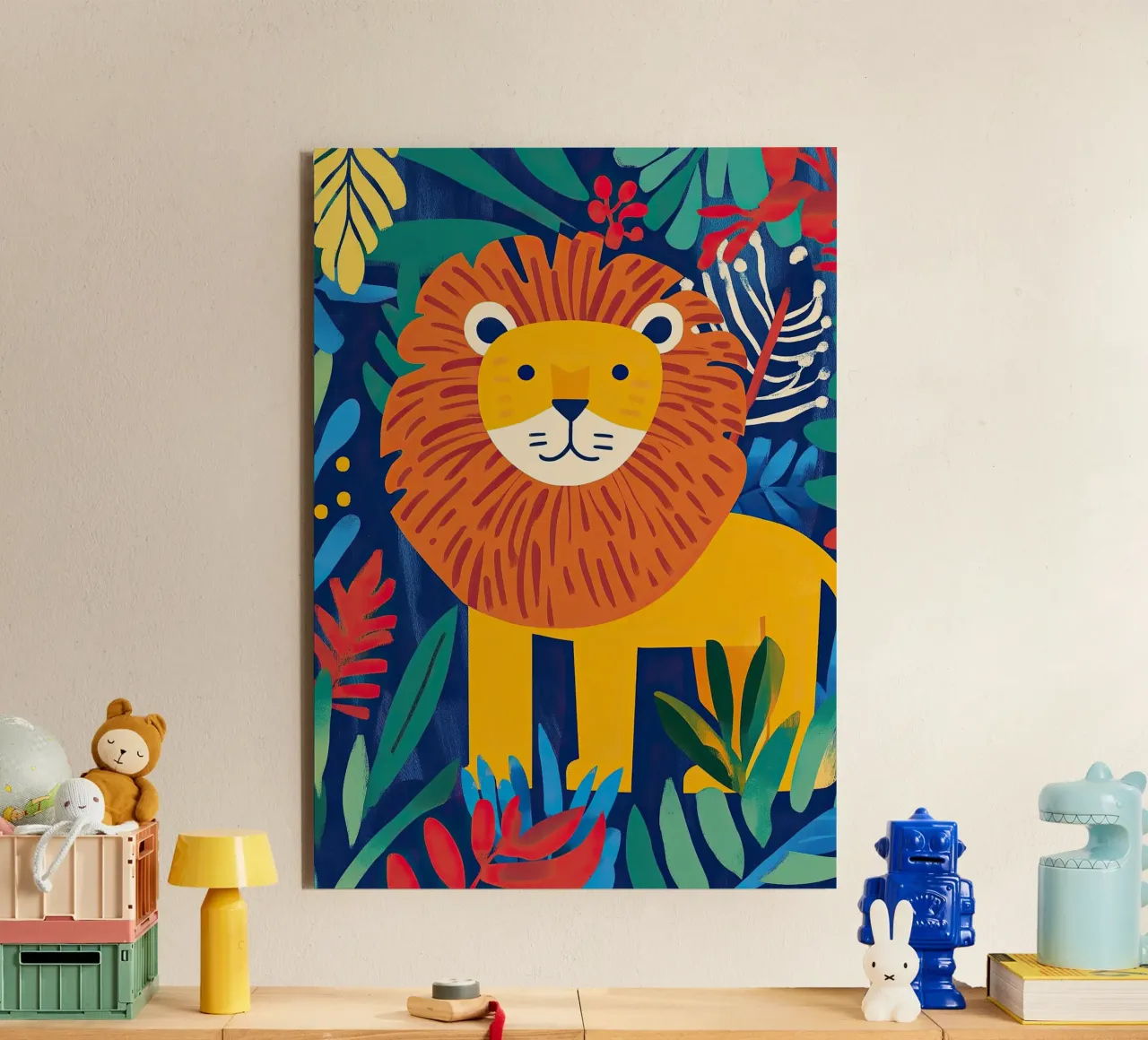 Leone alluminio dibond da Nikis Art Studio