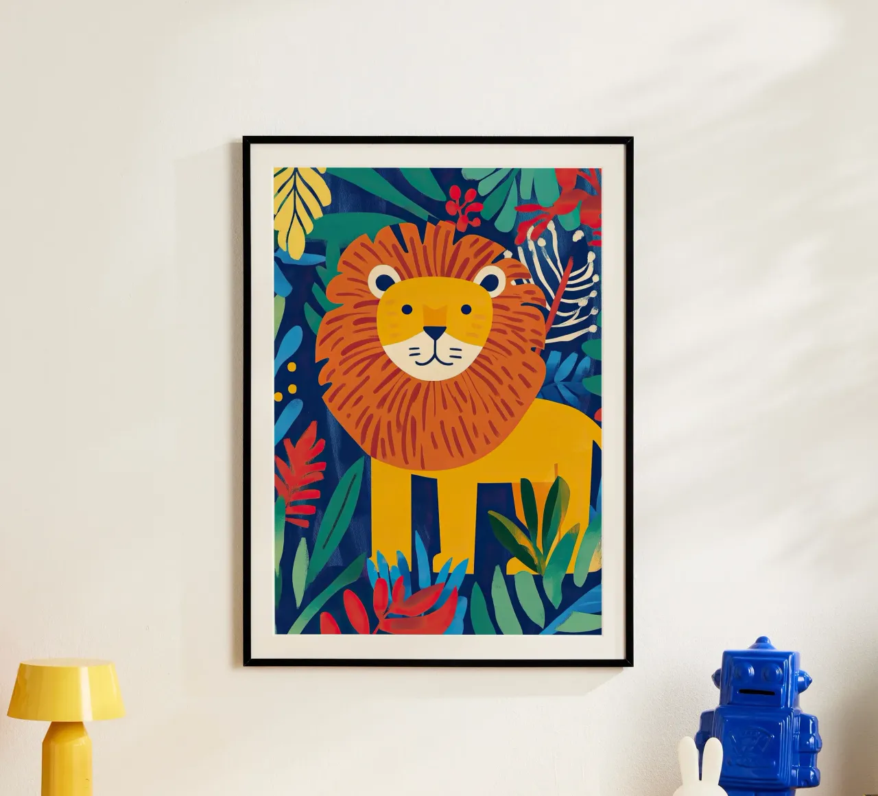 Lion poster by Nikis Art Studio