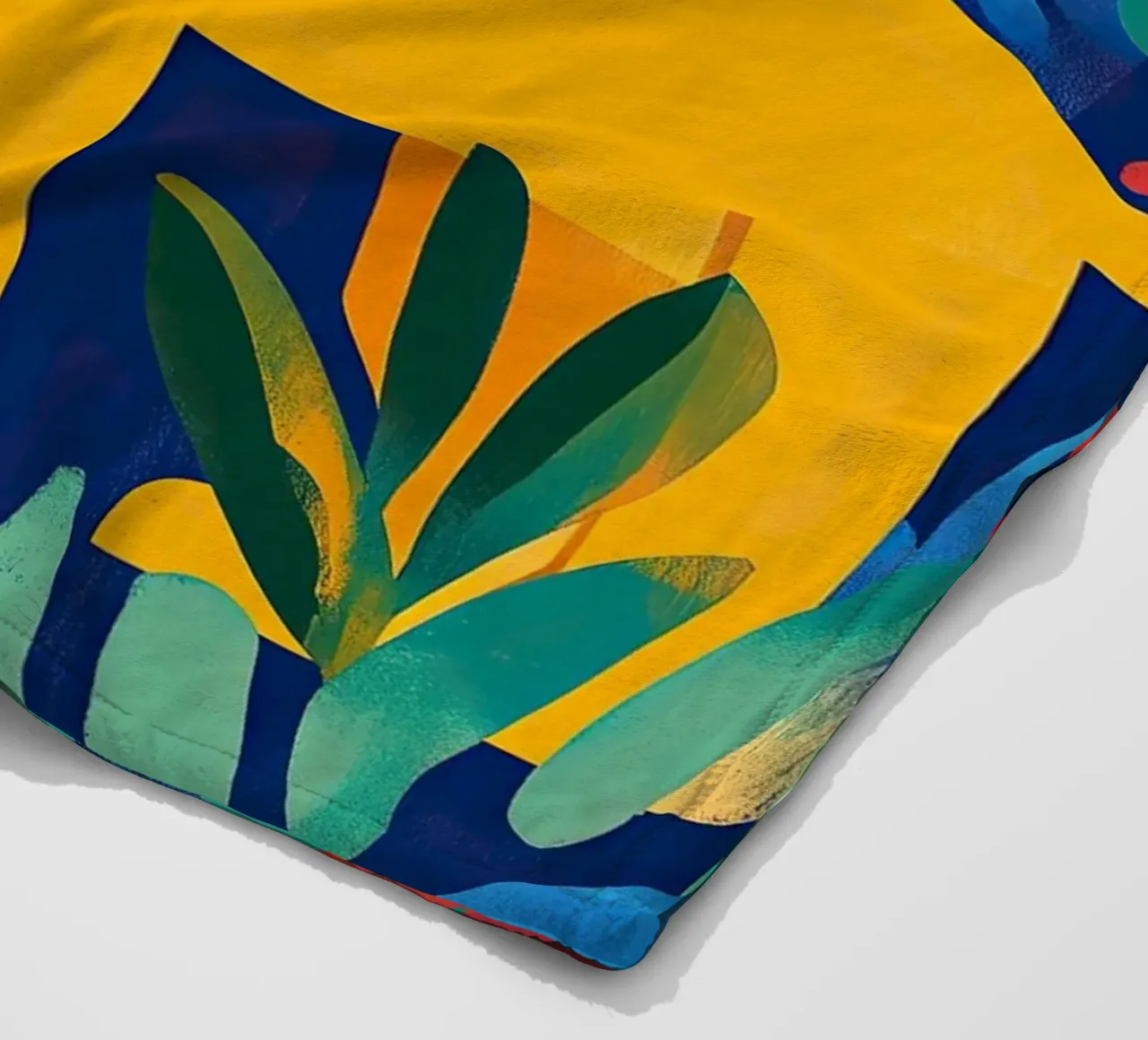 Löwe Fleecedecke von Nikis Art Studio