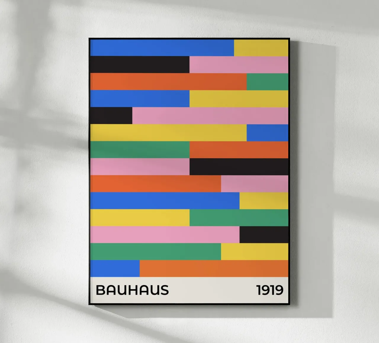 Mostra di piastrelle Bauhaus 1919 plexiglass da Paigaam Studio