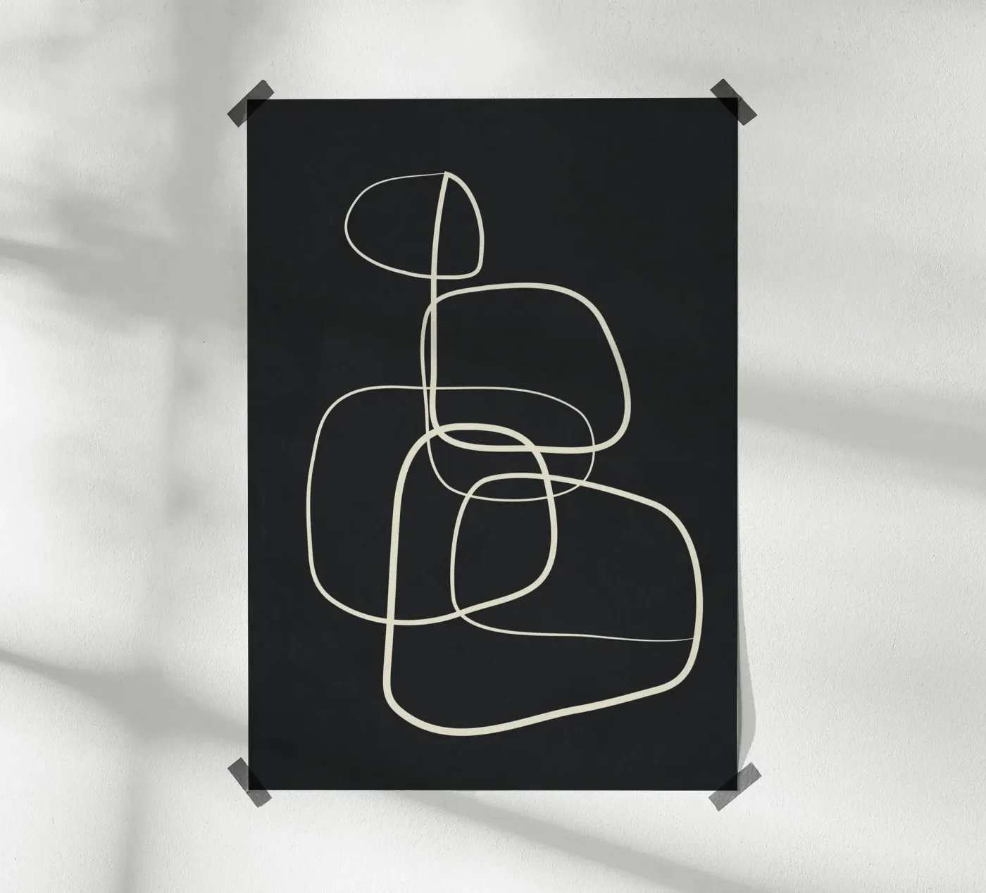 Abstract Lines Poster von Flow Line
