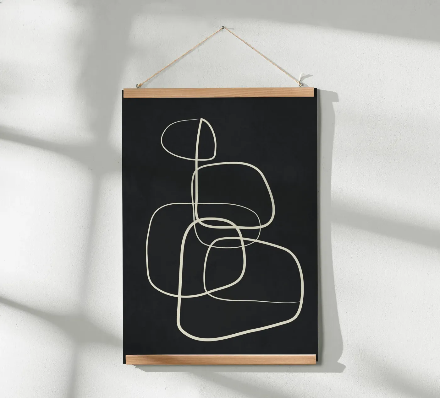 Abstract Lines Poster von Flow Line