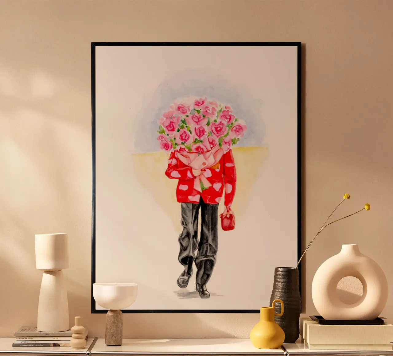 Mysterious Roses at Tuileries Garden poster da byaudreyd
