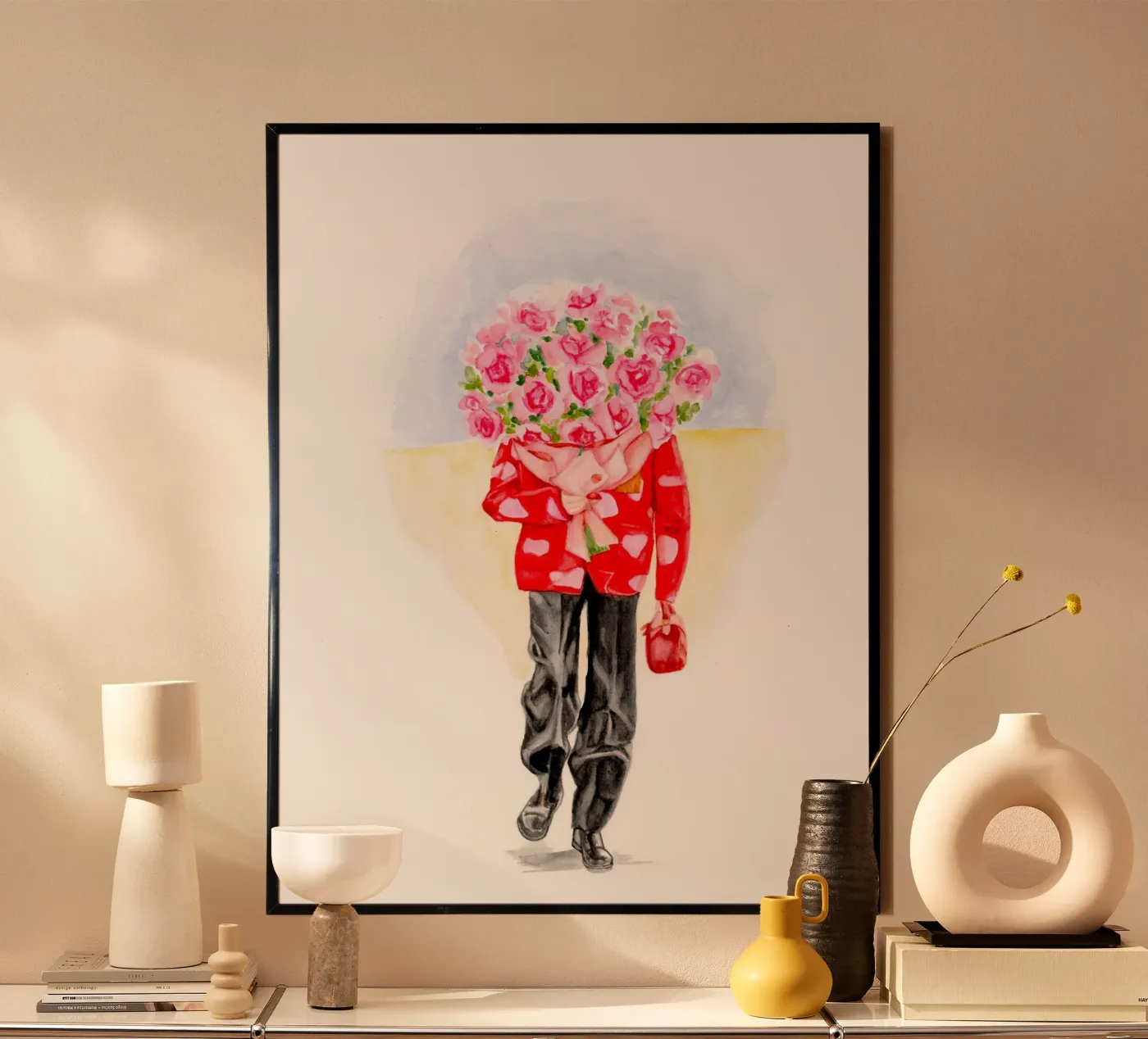 Mysterious Roses at Tuileries Garden poster by byaudreyd