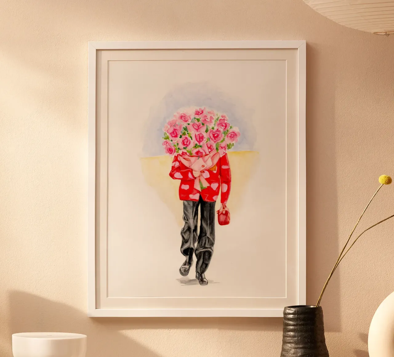 Mysterious Roses at Tuileries Garden poster da byaudreyd
