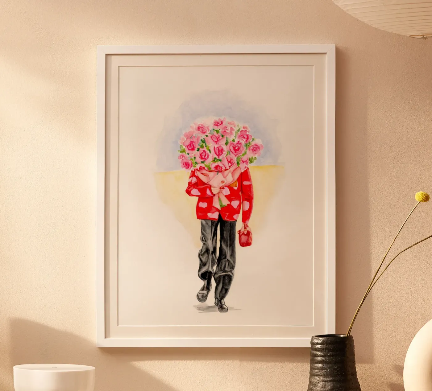 Mysterious Roses at Tuileries Garden poster by byaudreyd