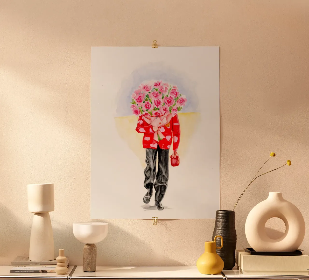 Mysterious Roses at Tuileries Garden poster da byaudreyd