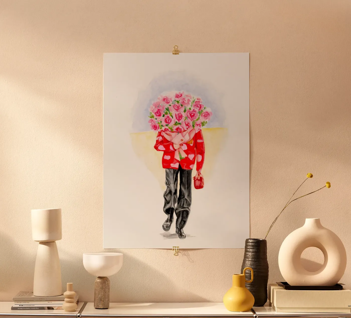 Mysterious Roses at Tuileries Garden poster by byaudreyd