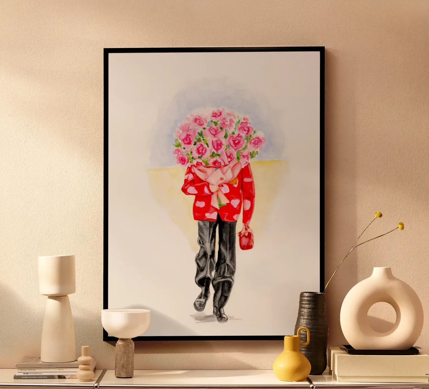 Mysterious Roses at Tuileries Garden poster by byaudreyd