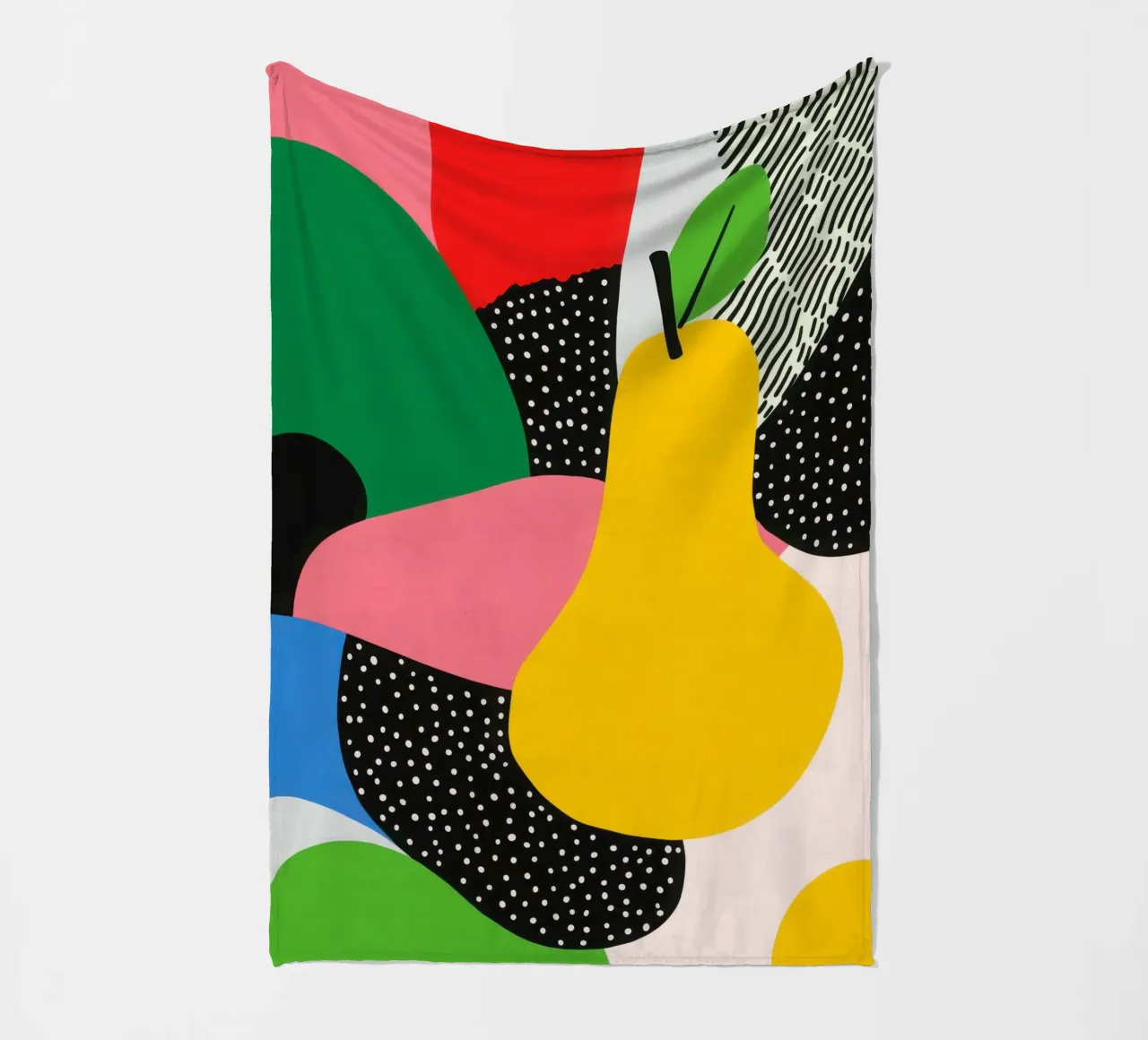Pop Pear e design grafico coperta in pile da Pop and Fruits - Affiches & posters