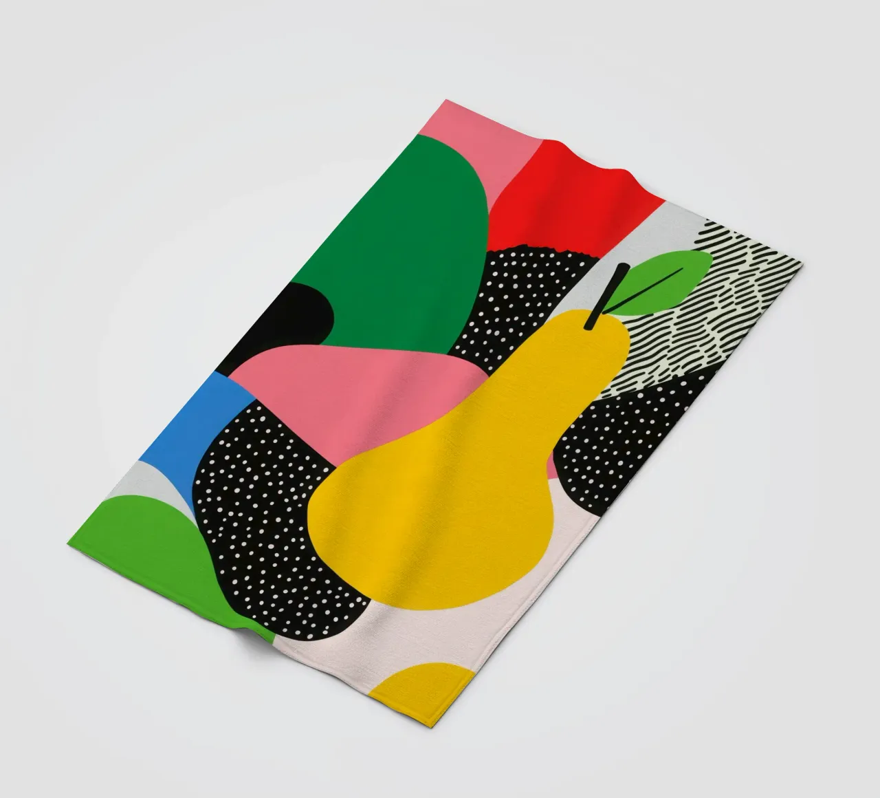 Pop Pear e design grafico coperta in pile da Pop and Fruits - Affiches & posters