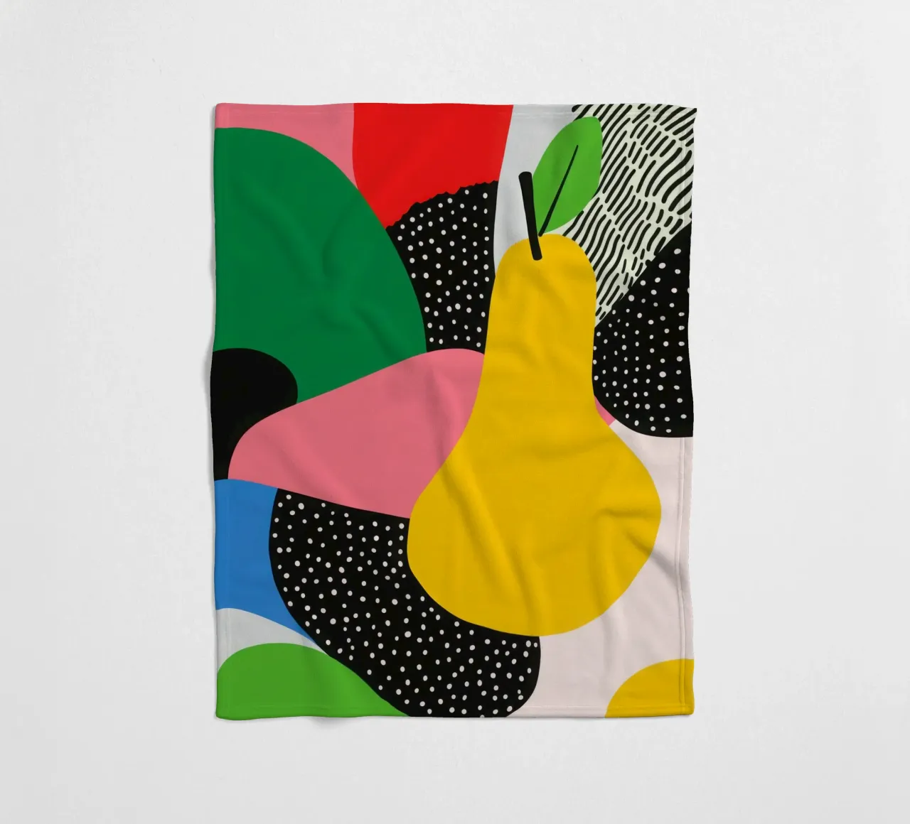 Pop Pear e design grafico coperta in pile da Pop and Fruits - Affiches & posters