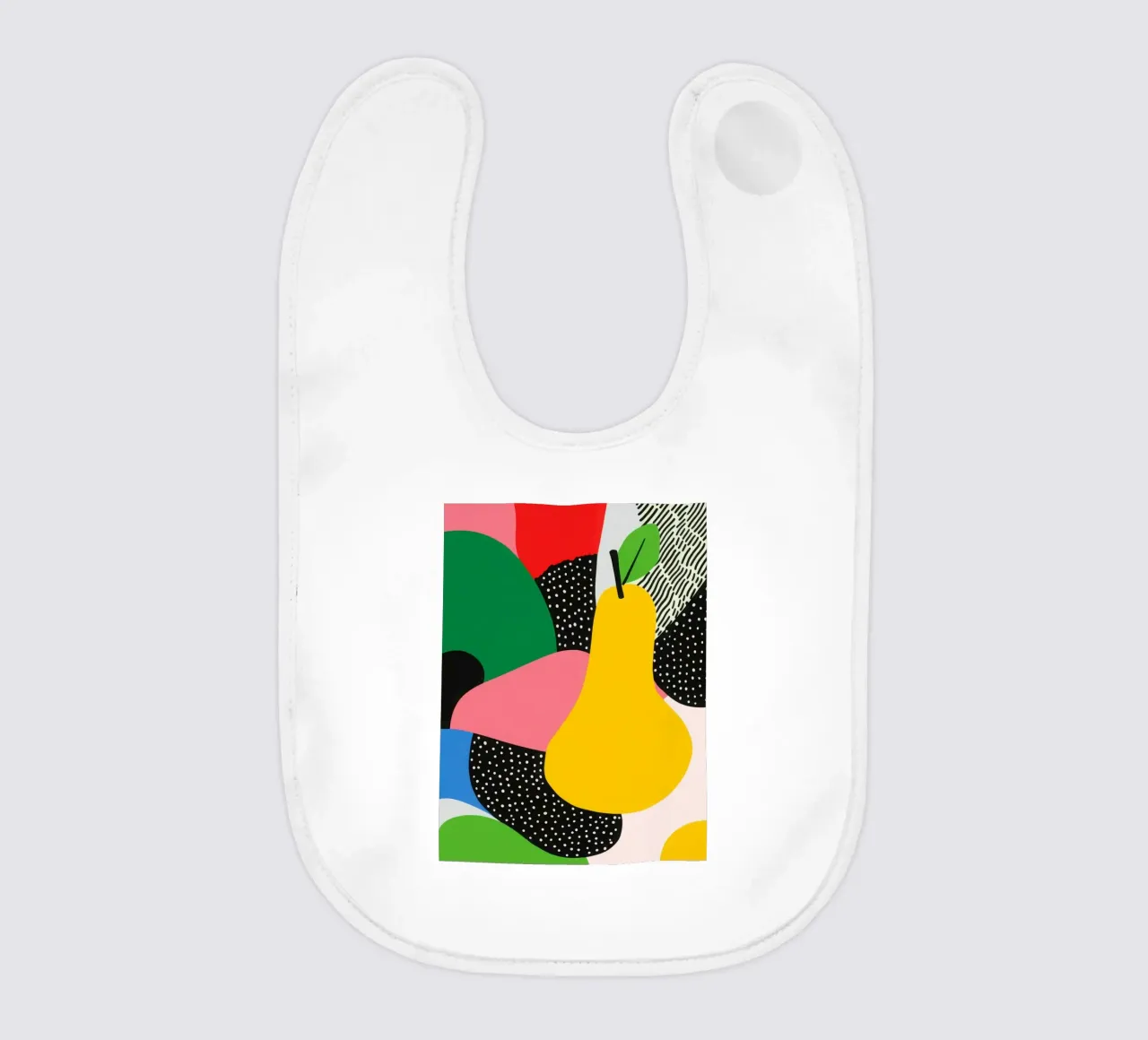 Pop Pear e design grafico bavaglino da Pop and Fruits - Affiches & posters